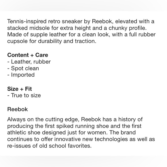 Reebok retro sneaker - Picture 8 of 8